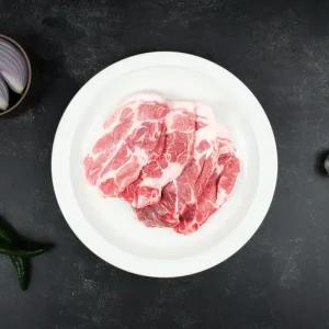 절대육감 1등급 숙성 한돈 목살/목심 500g 냉장 국내산 구이용, 숯불/캠핑 바베큐용