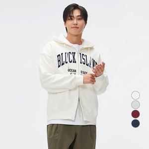 스파오 남성용 블록 아일랜드 후드 집업 SPMZF23C41