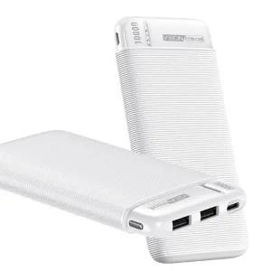 베온 보조배터리 더셀S 3포트 10000mAh (화이트) (C타입케이블 포함) /보조배터리/스마트폰배터리/핸드폰배