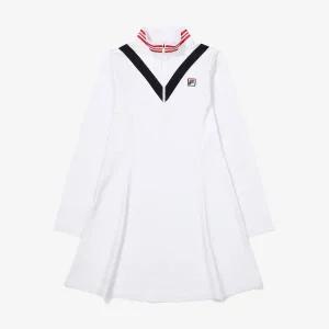 [휠라](광주신세계)[FILA] 테니스 반집업 기모 원피스 (FS2OPF4351F_OWH)