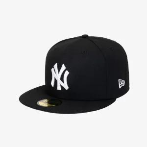 공용 MLB 뉴욕 양키스 베이직 사이즈캡 블랙/화이트 11591127