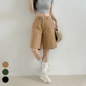 포인 / 오늘발송/100%면/S 2XL 스펜서 더블니 코튼 버뮤다 팬츠 3color
