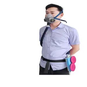 자동 송풍 방진 송기 마스크 방독 복 안전모