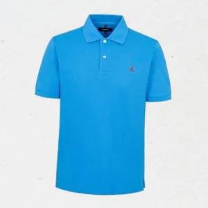 매장정품 빈폴 BEANPOLE 25SS 수피마 코튼 피케 티셔츠 - 블루(BC5242E11P) 31372