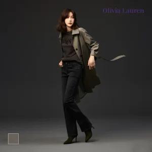 [올리비아로렌] 소매포인트 트렌치코트_VOCEB3F8331