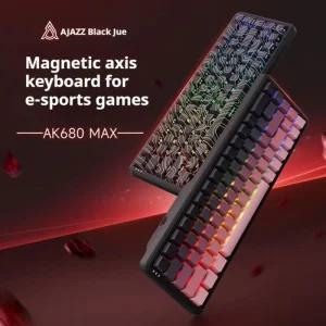 Ajazz Ak680max 마그네틱 기계식 키보드 반환율 유선 게임 스위치 PC