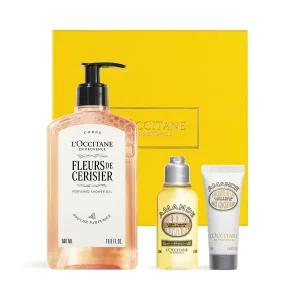 [록시땅](강남점)[기프트] 플뢰르 드 세리지에 퍼퓸드 샤워 젤 500ml 세트(체리 블라썸)