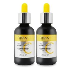 MISSHA 비타씨플러스 잡티씨 탄력 앰플 40ml 미백 2개 Ss