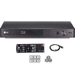 LG BP 멀티 리전 DVD 플레이어와 리전 프리 호환되는 HDMI 6피트 플레이어 다이너스티어 블루레이 볼트, 110-240 번들