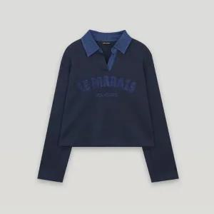 [코데즈컴바인](신세계 사우스시티) 데님카라 부클자수 TS (CKC-TS510W8)