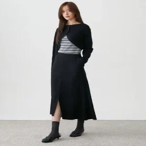 [AK플라자] [플라스틱아일랜드] 절개변형 롱 스커트 PR3WS862