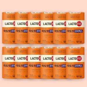 [셀러허브]종근당건강 락토핏 코어맥스 12통 가족유산균 (S33306441)