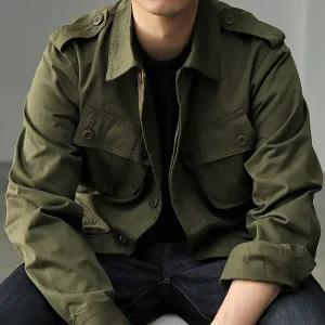 전술 자켓 재킷 작업복 밀리터리 야상 바람막이 가을 겨울 남자 남성 새 표준 겉옷 긴 일본 청 유행 예술적