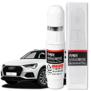 아우디 붓펜 LS9R 글래시어화이트 문콕 도색 휠복원