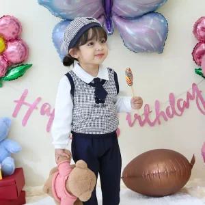 [그린베베] 영유아 봄가을용_곰돌이 조끼 남아정장 5종/아기옷/외출복/상하세트/신생아옷/남아/하객룩/돌잔치룩/돌복/선물용/KC인증/국내생산