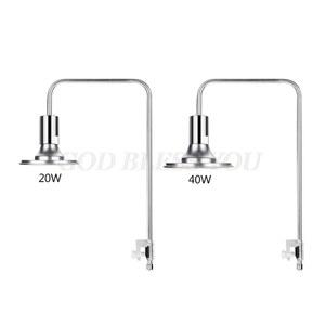어항 스팟 조명 2자 3자 220V 20W/40W 수족관 LED 수생 잔디 식물 성장 램프 거북이 파충류 클립 온 물고기 탱크 선박용