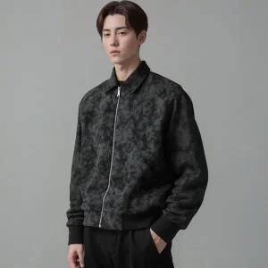 [보이투맨]XO408 남성 라이더 인조 스웨이드 가죽 점퍼 레더자켓 블루종 잠바