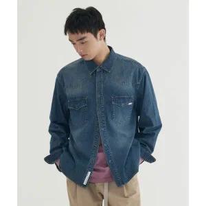 커버낫 COVERNAT 데님 웨스턴 셔츠 Blue CO2503SH52BL 362585