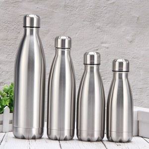 스테인레스 스틸 물병 리터 500 750 컵용 품목 여행 스포츠 1000ML