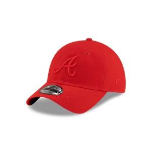 [해외] 1190556 뉴에라 모자 MLB [애틀랜타 브레이브스] Front Door Red 9TWENTY Adjustable Hat