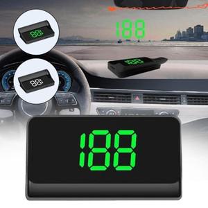 V9 헤드업 디스플레이 디지털 속도계 GPS HUD  앤 모든 차량용 대형 글꼴 KMH 앞유리 프로젝터 자동차 액세