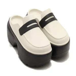 [크록스]{매장정품} 크록스 CROCS 스톰프 로퍼 린넨블랙 209937-1HR 856816