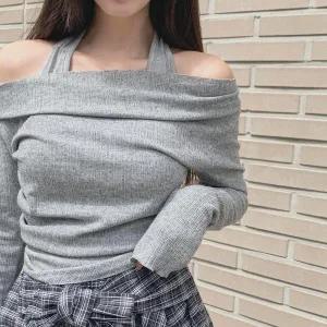|KSK168C|여성 하이웨이스트 슬림벨트 H라인 오피스 미디 스커트