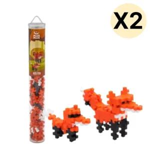 맥포머스 십자블록 퍼즐 교구 튜브형 여우 100p X 2p