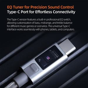 KZ M2 헤드폰 코드 듀얼 마이크 실버 도금 케이블 유형 C/3.5MM 업그레이드 이어폰 와이어 교체 헤드셋