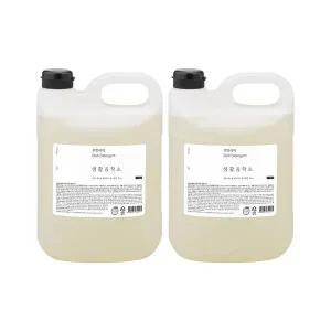 [NS홈쇼핑][생활공작소] 친환경 대용량 주방세제 4L x 2개 / (쌀뜨물/자몽/바질 택1)..