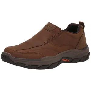 Skechers USA 남성용 Respected-Lowry Goodyear 고무 로우 프로파일 바이크 토 슬립온 로퍼, Dsrt, 8102576