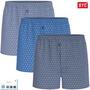BYC사방으로번지는듯한패턴트렁크팬티3매입 MCG3053