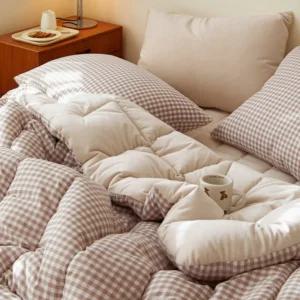 마틸라 무브 극세사 겨울 이불 베개 세트 Q K 베이지