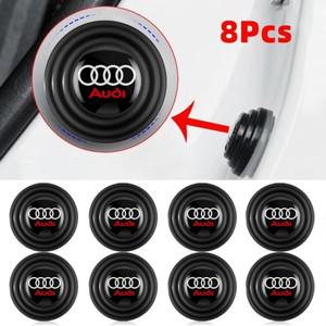 8Pcs 자동차 도어 충격 방지 패드 소음 버퍼 가스켓 인테리어 아우디 A1 A2 A3 A4 A5 A6 A7 A8 Q1 Q2 Q3 Q4