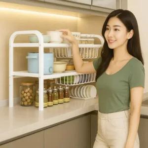 베란다 수납 소품 용품 씽크 싱크대 다용도 주방 (45zjW)
