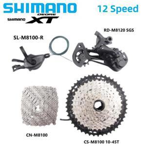 Shimano Deore XT M8100 그룹 세트 12S 오른쪽 시프터 RD-M8100/M8120 SGS MTB 용 체인 10-51T/10-45T