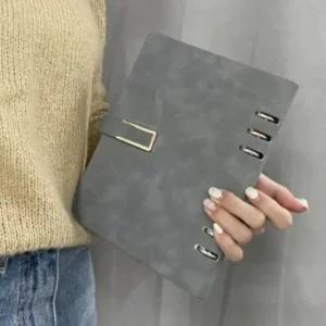 다이어리 고급다이어리 6공 만년 노트 A5 데일리 일기장 다꾸용품 감성문구 문구덕후