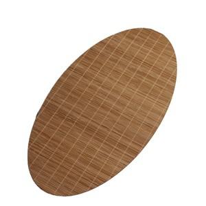 여러 가지 빛깔의 대나무 차 매트 단열 다중 모양 수동 짠 Anti Scalding 다도 액세서리