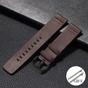 퀵릴리즈 가죽 스트랩 시계 밴드 삼성 갤럭시 워치 3 액티브 2 화웨이 워치 gt 2 밴드 24 18mm 20mm 22mm 4