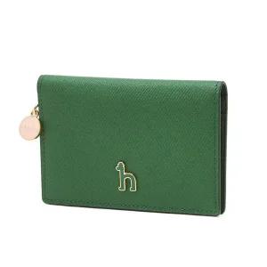 [헤지스](광주신세계)[ELLA] 그린 소가죽 참장식 카드슬롯 HIHO5F901E2