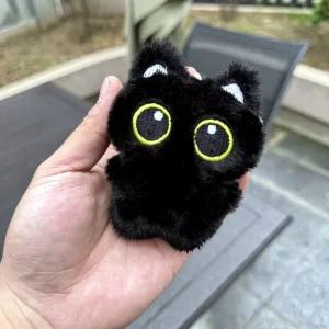검정 고양이 전신 인형키링 캐릭터 가방고리 인형 키링 열쇠고리