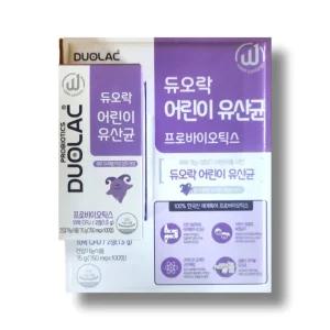 [듀오락] 쎌바이오텍 듀오락 키즈 세계특허 유산균 코스트코 750MG x 100정