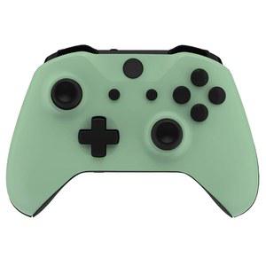 엑스트림레이트, Xbox One S/X 컨트롤러용 녹색 전면 하우징 쉘 커버, 무선 컨트롤러 모델 1708용 교체 부품 커스텀 케이스 페이스플레이트 일치