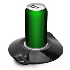 요이데수 컵 쿨러 커피 워머, 음료 워머 및 2개, -3 -65 USB 난방 냉각 매트 티 캔 히터 코스터(블랙)