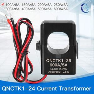 사운드센서QNCTK1-24 분할 코어 전류 트랜스포머 100 5 150/5 400A AC CT 클램프 센서