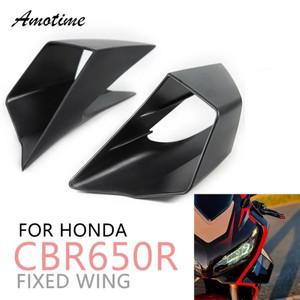 CBR650R CBR 650R - 페어링 윙렛 핀 트림 커버 바이크 오토바이 윙 프로텍터  호환 용 윈드