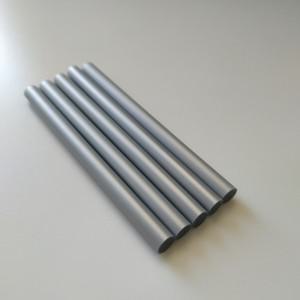 7x100mm 레트로 복고풍 엔틱 은빛 핫멜트  스틱 금속 광택 스털링 실버 페인트 왁스 씰 전기 글루 건용 20