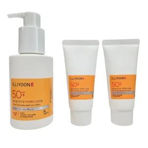 일리윤 저자극 이지워시 선크림 150ml + 30ml x 2개 트레이더스