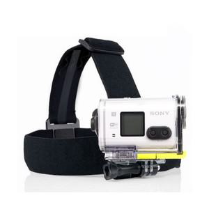 소니호환 액션 am HDR-AS100V AS300R AS50 AS200V X3000R AEE 스포츠 카메라용 검정색 탄성 헤드 스트랩 마