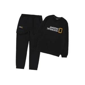 매장정품 NATIONALGEOGRAPHIC 내셔널지오그래픽 NATIONAL GEOGRAPHIC KIDS K221UPB910 빅로고 맨투맨팬츠